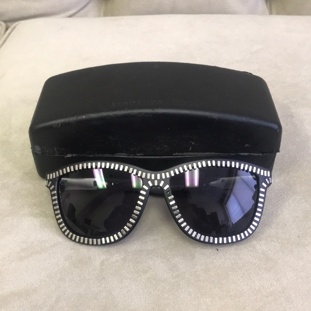 Linda Farrow X Alexander Wang Zipper Sunglasses
